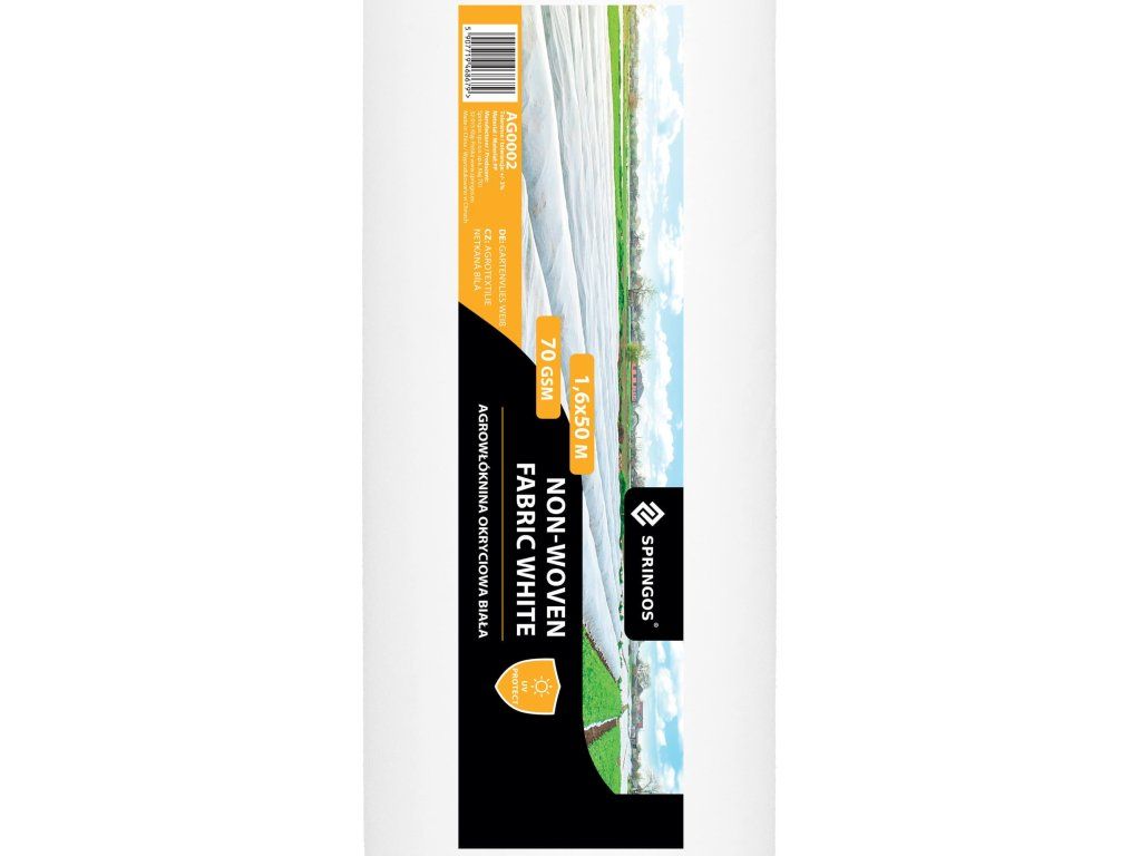 Biela netkaná textília na rastliny 70 g/m? 1,6 × 50 m S-AG0002 - detail 2